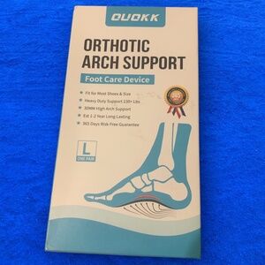 ORTHOTIC ARCH SUPPORT FOOT CARE DEVICE / NEW!  - LG